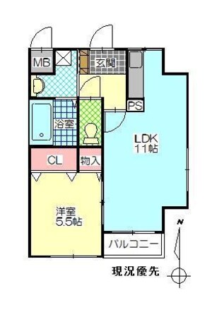 カーサそうえんの物件間取画像